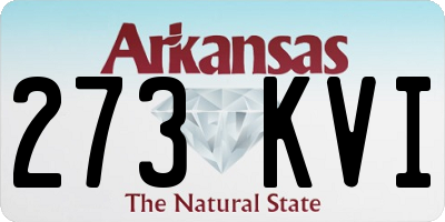 AR license plate 273KVI