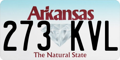 AR license plate 273KVL
