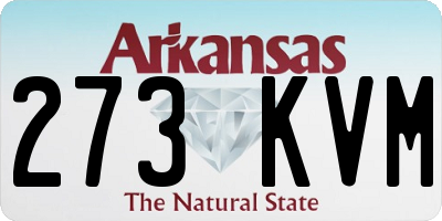 AR license plate 273KVM