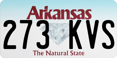 AR license plate 273KVS