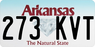 AR license plate 273KVT