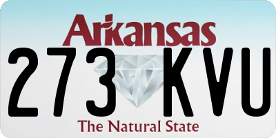 AR license plate 273KVU