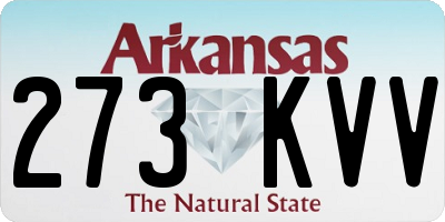 AR license plate 273KVV