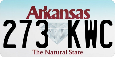 AR license plate 273KWC
