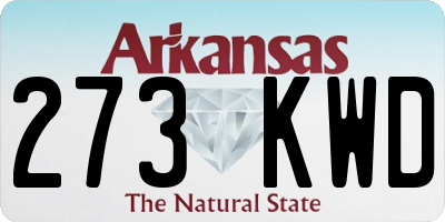 AR license plate 273KWD