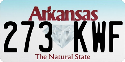 AR license plate 273KWF