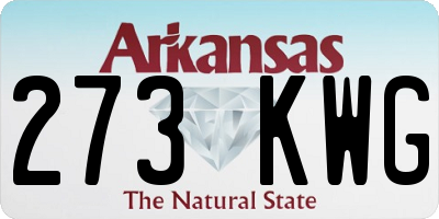 AR license plate 273KWG
