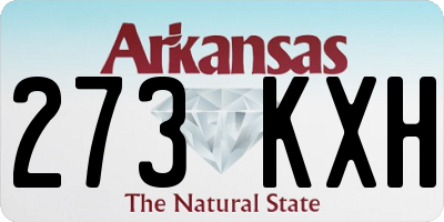 AR license plate 273KXH