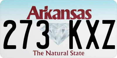 AR license plate 273KXZ
