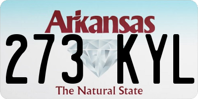 AR license plate 273KYL