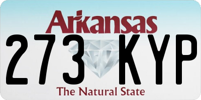 AR license plate 273KYP
