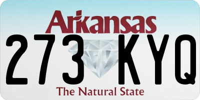 AR license plate 273KYQ