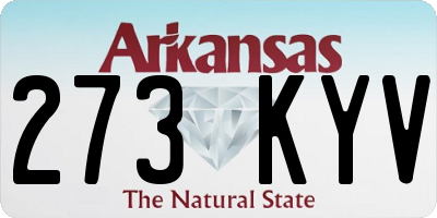 AR license plate 273KYV