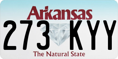 AR license plate 273KYY