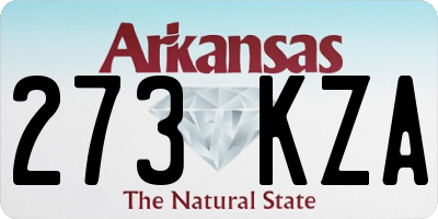 AR license plate 273KZA