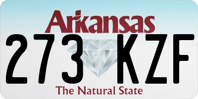 AR license plate 273KZF