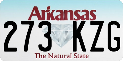 AR license plate 273KZG