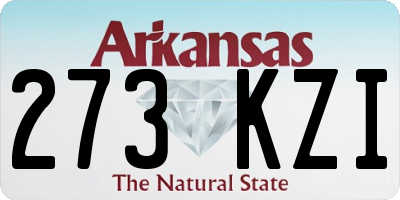 AR license plate 273KZI