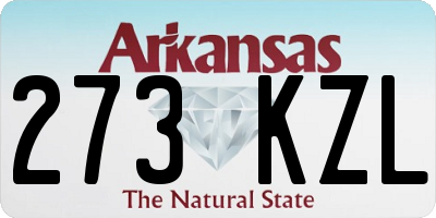 AR license plate 273KZL