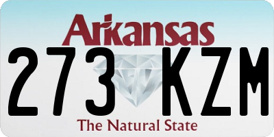 AR license plate 273KZM
