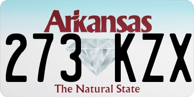 AR license plate 273KZX