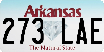 AR license plate 273LAE