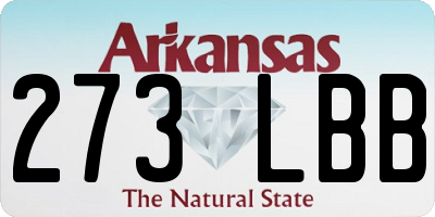 AR license plate 273LBB
