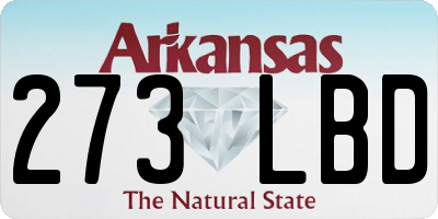 AR license plate 273LBD