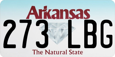 AR license plate 273LBG
