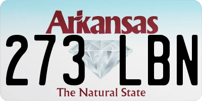 AR license plate 273LBN