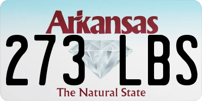 AR license plate 273LBS