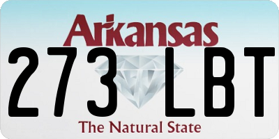 AR license plate 273LBT