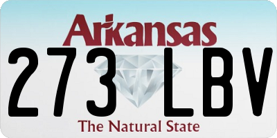 AR license plate 273LBV