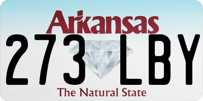 AR license plate 273LBY