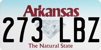 AR license plate 273LBZ