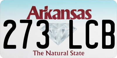 AR license plate 273LCB