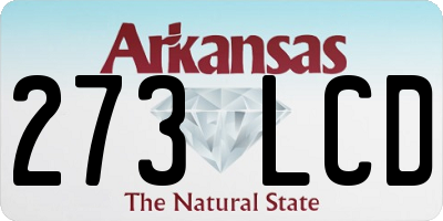 AR license plate 273LCD