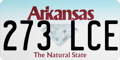 AR license plate 273LCE