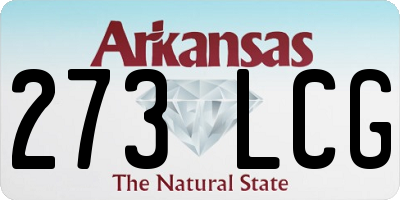 AR license plate 273LCG