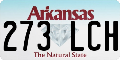 AR license plate 273LCH