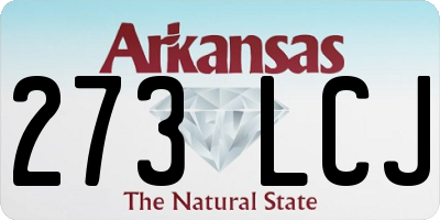 AR license plate 273LCJ