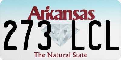 AR license plate 273LCL