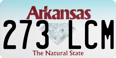 AR license plate 273LCM