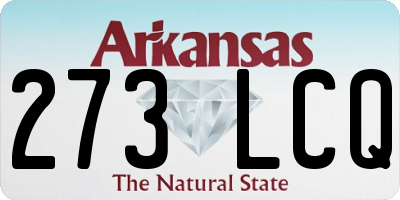 AR license plate 273LCQ