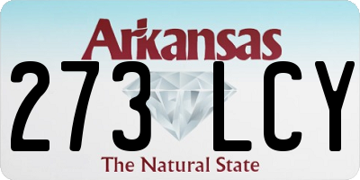 AR license plate 273LCY