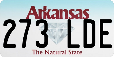 AR license plate 273LDE