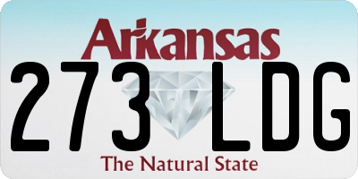 AR license plate 273LDG