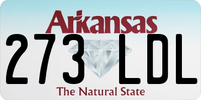 AR license plate 273LDL