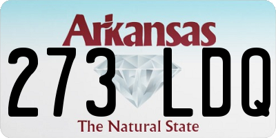 AR license plate 273LDQ