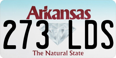 AR license plate 273LDS